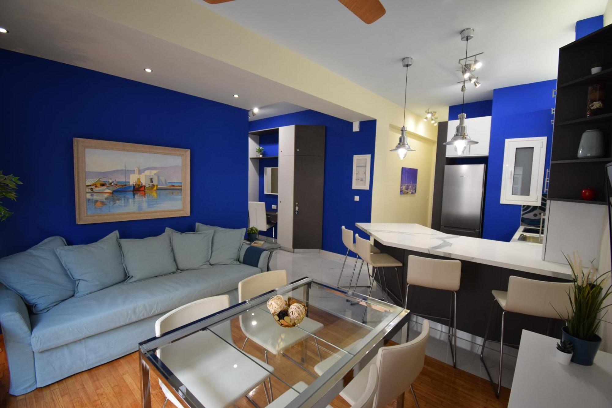 Ferienwohnung Piraeus Blue Exterior foto
